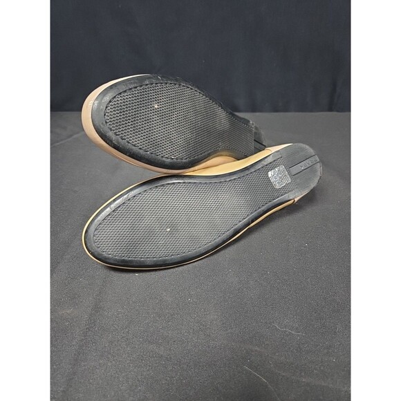 Prada Beige Patent Leather Ballet Flats Size 38 / 7.5 Discolored See Photos - Picture 6 of 7